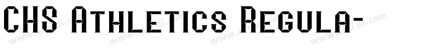 CHS Athletics Regula字体转换